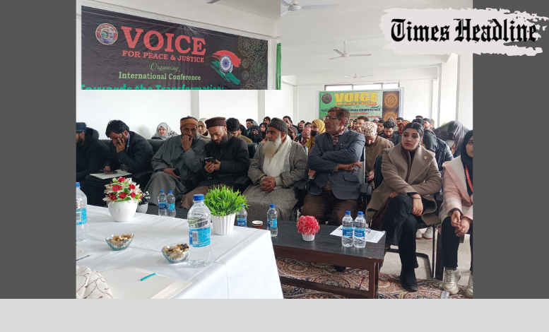 International Sufi Conference by Voice For Peace and Justice Promotes Peace and Harmony in Jammu and Kashmir.