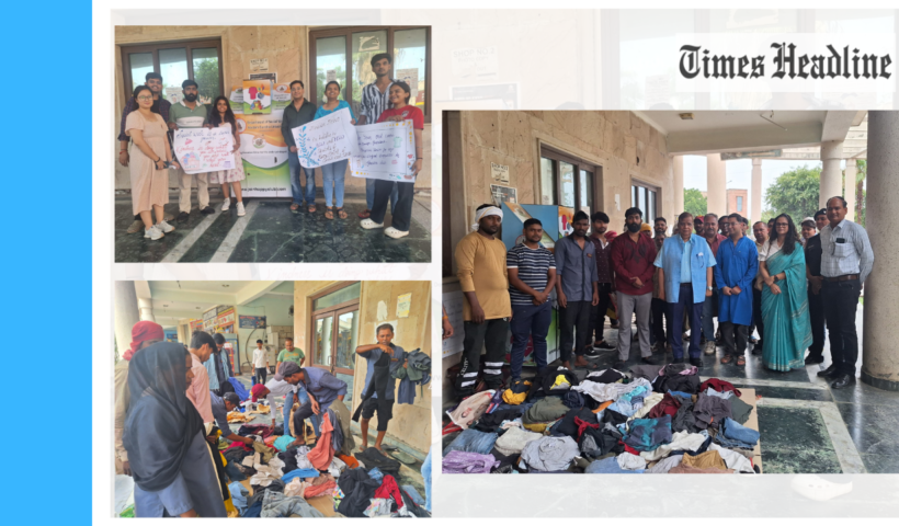 Department of Social Work, Gautam Buddha University conducts a successful donation drive.