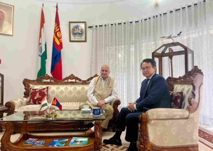 Ambassador Ganbold Dambajav Meets Maharaja of Kangra to Discuss Ancient Mongolia-Kangra Ties