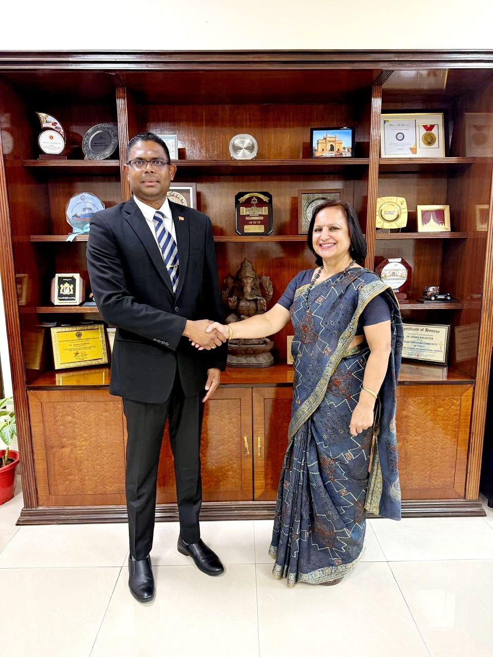 Ambassador of Suriname Meets Secretary South, MEA to Advance Bilateral Cooperation