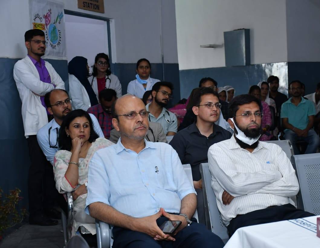 J.N. Medical College Observes World Hepatitis Day with Seminar and Health Camp