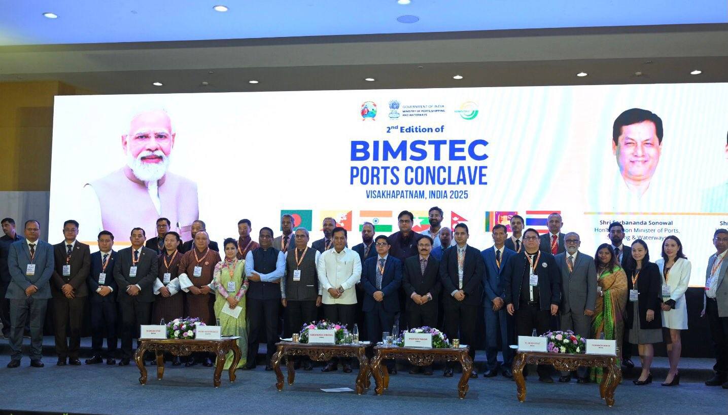 India Hosts 2nd BIMSTEC Ports Conclave to Boost Maritime Cooperation.