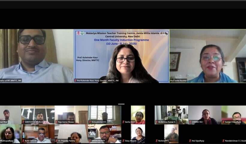 Jamia Millia Islamia Concludes Faculty Induction Programme for New Educators.