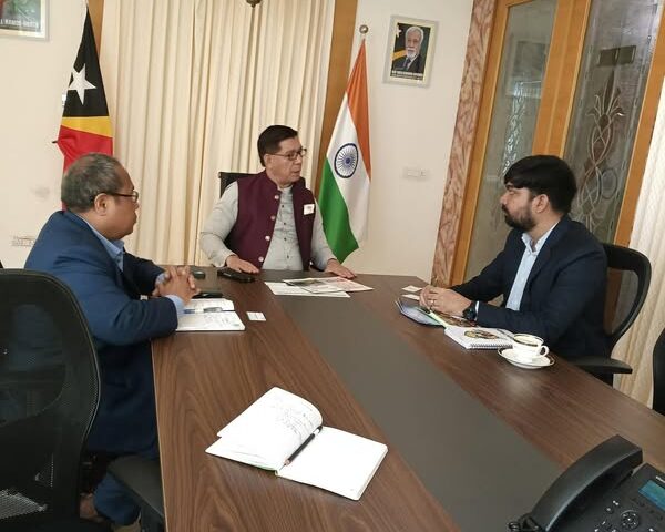 Timor-Leste Ambassador Meets KIIT and KISS Representative to Discuss Educational Collaboration Opportunities